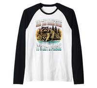Dad Tax Making Sure It's Not Poison Racoon Father's day Maglia con Maniche Raglan