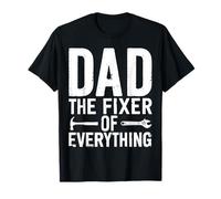 Dad The Fixer of Everything Funny Handyman Tools Men Daddy Maglietta