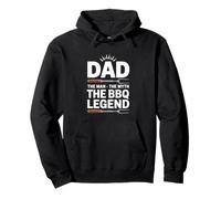 Dad The Man The Myth The BBQ Legend - Affumicatore di carne Felpa con Cappuccio