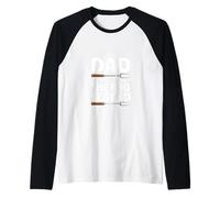 Dad The Man The Myth The BBQ Legend - Affumicatore di carne Maglia con Maniche Raglan