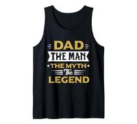Dad The Man The Myth The Legend, Strong Dad Short Sleeve Canotta