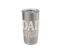 Dad The Original DIY Expert Padre Apprezzamento - Bicchiere termico in acciaio inox doppia parete