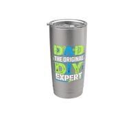 Dad The Original DIY Expert Padre Apprezzamento |- Bicchiere termico in acciaio inox doppia parete