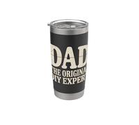 Dad The Original DIY Expert Padre Apprezzamento - Bicchiere termico in acciaio inox doppia parete