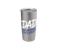 Dad The Original DIY Expert Padre Apprezzamento - Bicchiere termico in acciaio inox doppia parete