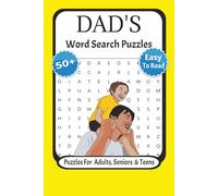 Dad Word Search Puzzle Book: Relaxing Puzzles for Dads and sons | 50+ Fun Word Searches for Family Bonding and Memory Games