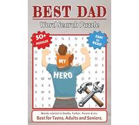 Dad Word Search Puzzle Book: Word Searches with Easy to Read Print about Dad, Father, Parent and More | 6x9 inches, 110 pages | 50+ Puzzles ... Gift for Birthdays, Vacations, Holidays and Free Times.