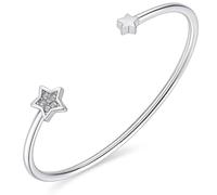Dada Gioielli - Bracciale Donna Rigido Quadrifoglio Stella Cuore
