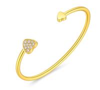Dada Gioielli - Bracciale Donna Rigido Quadrifoglio Stella Cuore