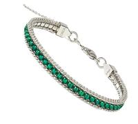 Dada Gioielli Bracciale Tennis e Grumetta Acciaio Inossidabile