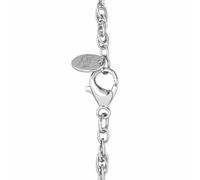 Dada Gioielli - Collana Con Catena Allungo Acciaio Anallergico Regolabile 10cm. Ideale per aumentare la lunghezza della catena per le collezioni dei Chiama Angeli con coppelletta zirconata