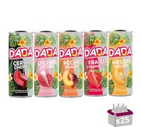 Dada Sparkling Water - Cherry - Lyche - Fishing - Strawberry - Melon - (25x33Cl)