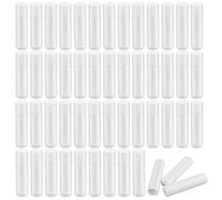 Dadabig 50 Pezzi 5g Tubo Vuoto di Balsamo per Labbra Stick Labbra Lip Gloss Contenitori Vuoti per Rossetto Lip Balsamo Lip Gloss,(Bianco)