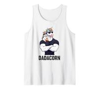 Dadacorn Strong Unicorn Dad Baby Father's Day Funny Papa Canotta