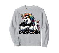 Dadacorn Unicorn Dad And Baby Unicorn, Festa del papà Dadacorn Felpa