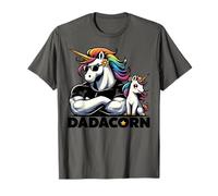 Dadacorn Unicorn Dad And Baby Unicorn, Festa del papà Dadacorn Maglietta