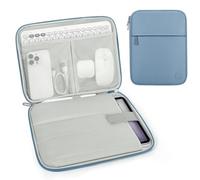 Dadanism 13 Pollici Tablet Custodia Borsa Portatile per iPad Pro 13" M5/M4, iPad Air 13" M4/M3, iPad Pro 12,9", MacBook Neo/Air M5 M4 13", Galaxy Tab S10 FE Plus 13,1"/Tab S10+ Plus 12,4", Blu