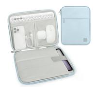 Dadanism 13 Pollici Tablet Custodia Borsa Portatile per iPad Pro 13" M5/M4, iPad Air 13" M4/M3, iPad Pro 12,9", MacBook Neo/Air M5 M4 13", Galaxy Tab S10 FE Plus 13,1"/Tab S10+ Plus 12,4", Blu Latte