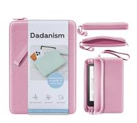 Dadanism 6-7 Pollici Custodia Protettiva in Silicone per 7" All-New Kindle Paperwhite e Kindle Colorsoft Signature Edition, 6" K-indle/K-indle Oasis/E-Reader, Rosa