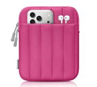 Dadanism 6-7 Pollici Custodia Protettiva Universale Imbottita, Lampone | per 7" Kindle Paperwhite e Kindle Colorsoft, 7" Kobo Libra Colour, 6" Kindle/Kindle Kids/Kobo Clara Colour E-Reader