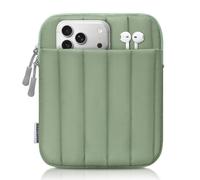 Dadanism 6-7 Pollici Custodia Protettiva Universale Imbottita, Verde Matcha | per 7" Kindle Paperwhite e Kindle Colorsoft, 7" Kobo Libra Colour, 6" Kindle/Kindle Kids/Kobo Clara Colour E-Reader