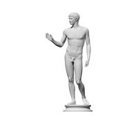 DadArt Statua della Gioventù di Magdalensberg Alabastro Statua Greca Antica Replica 30 cm