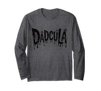 Dadcula Divertente Halloween Vampire Dad Spider Web Umorismo Maglia a Manica