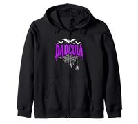 Dadcula Funny Dad Halloween Vampire Spooky Father Costume Felpa con Cappuccio