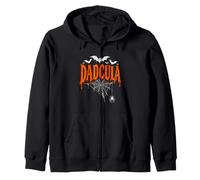 Dadcula Funny Dad Halloween Vampire Spooky Father Costume Felpa con Cappuccio