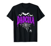 Dadcula Funny Dad Halloween Vampire Spooky Father Costume Maglietta