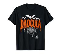 Dadcula Funny Dad Halloween Vampire Spooky Father Costume Maglietta