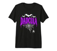 Dadcula Funny Dad Halloween Vampire Spooky Father Costume Maglietta Premium