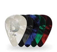 D'Addario 1CAP7-100 Confezione da 100 Plettri Extra Duri Assortiti Planet Waves in Celluloide, Perla