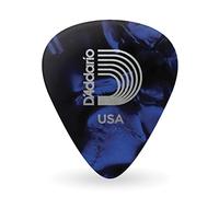 D'Addario 1CBUP4-10 Confezione da 10 Plettri Medi Planet Waves, Celluloide, Blu
