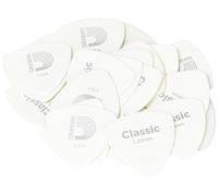 D'Addario 2CWH7-25 Confezione da 25 Plettri Extra Duri Planet Waves, Grandi, in Celluloide, Bianco