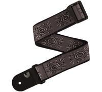 Tracolla per chitarra D'Addario - Accessori per chitarra acustica ed elettrica - Terminali in ecopelle - Sole Vintage, Argento