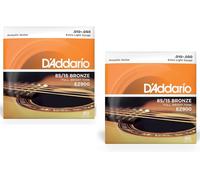 D'ADDARIO 85/15 Bronze EZ900 010/50 CHITARRA ACUSTICA OFFERTA 2 SET MUTA CORDE