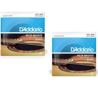 D'ADDARIO 85/15 Bronze EZ910 011/52 CHITARRA ACUSTICA OFFERTA n 2 SET MUTA CORDE