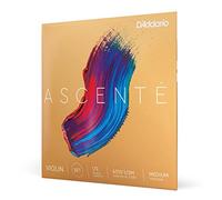 D'Addario Ascenté - Muta di corde per violino, scala 1/2, tensione media