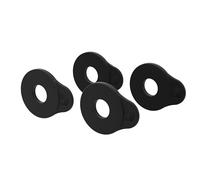 D'Addario Blocchi Flex Lock Strap - Blocca le cinghie in posizione - Proteggi il tuo strumento senza modifiche o hardware - Facile da attaccare - Set di 4 blocchi - Nero