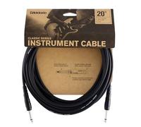 D'Addario Cavo per Chitarra - Da 1/4 di pollice maschio a 1/4 di pollice maschio - Cavo per strumenti della serie classica - 20 piedi/7,62 metri - Estremità diritte - 1 confezione
