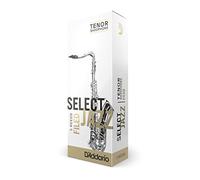 D'Addario Confezione da 5 ance dure con taglio francese Rico Select Jazz per sassofono tenore, durezza 3