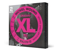 D'Addario Corde Basso Elettrico - XL EXL170-12 - 12 Corde - Super Scala Lunga, Luce, 18-45 - 1-Pacchetto
