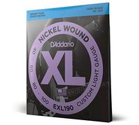 D'Addario Corde Basso Elettrico - XL EXL190-4 Corde - Lunga Scala, Luce Personalizzata, 40-100 - 1-Pacchetto