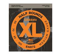 D'Addario Set 4 corde basso ENR72 Half Rounds 50-105 (.050-.105) Warm/Bright