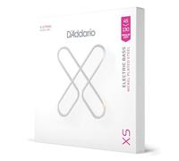 D'Addario XSB45130SL XS corde per basso rivestite in nichel avvolto 45-130, Regular Light, scala super lunga, 5 corde