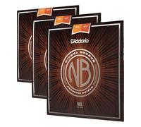 D'Addario Corde Chitarra Acustica | Corde per Chitarra Acustica | Corde Acustica | Nb1047 Corde Per Chitarra Acoustica, Extra Leggere, 10-47 (Confezione da 3)