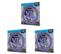 D'Addario Corde Chitarra Elettrica - EXL115BT - Set Corde per Chitarra Elettrica per Ferita Nichel - 6 Corde - Tensione media ed equilibrata, 11-50 - 1-Paccetto (Confezione da 3)