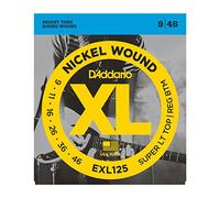 D'Addario Corde Chitarra Elettrica - EXL125 - Set Corde per Chitarra Elettrica per Ferita Nichel - 6 Corde - Super Luce superiore/inferiore Normale, 09-46 - 1-Paccetto