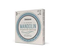 D'Addario Corde Mandolino Phosphor Bronze EJ73-3D, 10-38, 3 Set